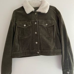 GREEN CORDUROY JACKET